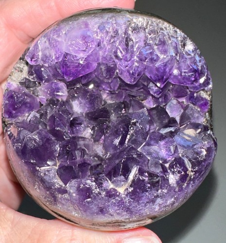 Amethyst geode sphere - geode, purple