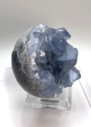 Celestite crystal geode - crystal,